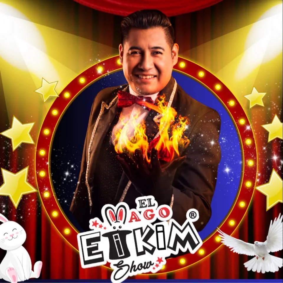 Cartel promocional del show del Mago Eikim
